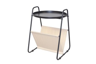 möbel direkt online Beistelltisch mit Zeitungsablage Hugo 