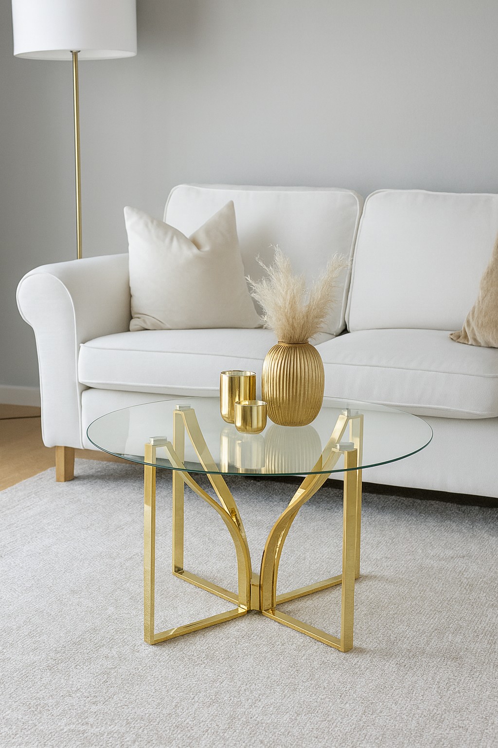 m&ouml;bel direkt online Couchtisch Klarglasplatte 