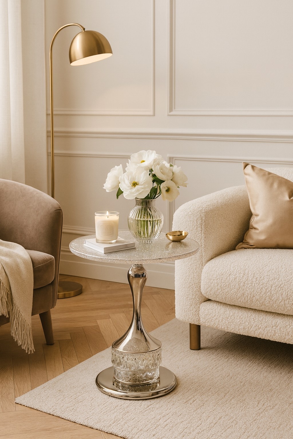 m&ouml;bel direkt online Beistelltisch Edler Glastisch 