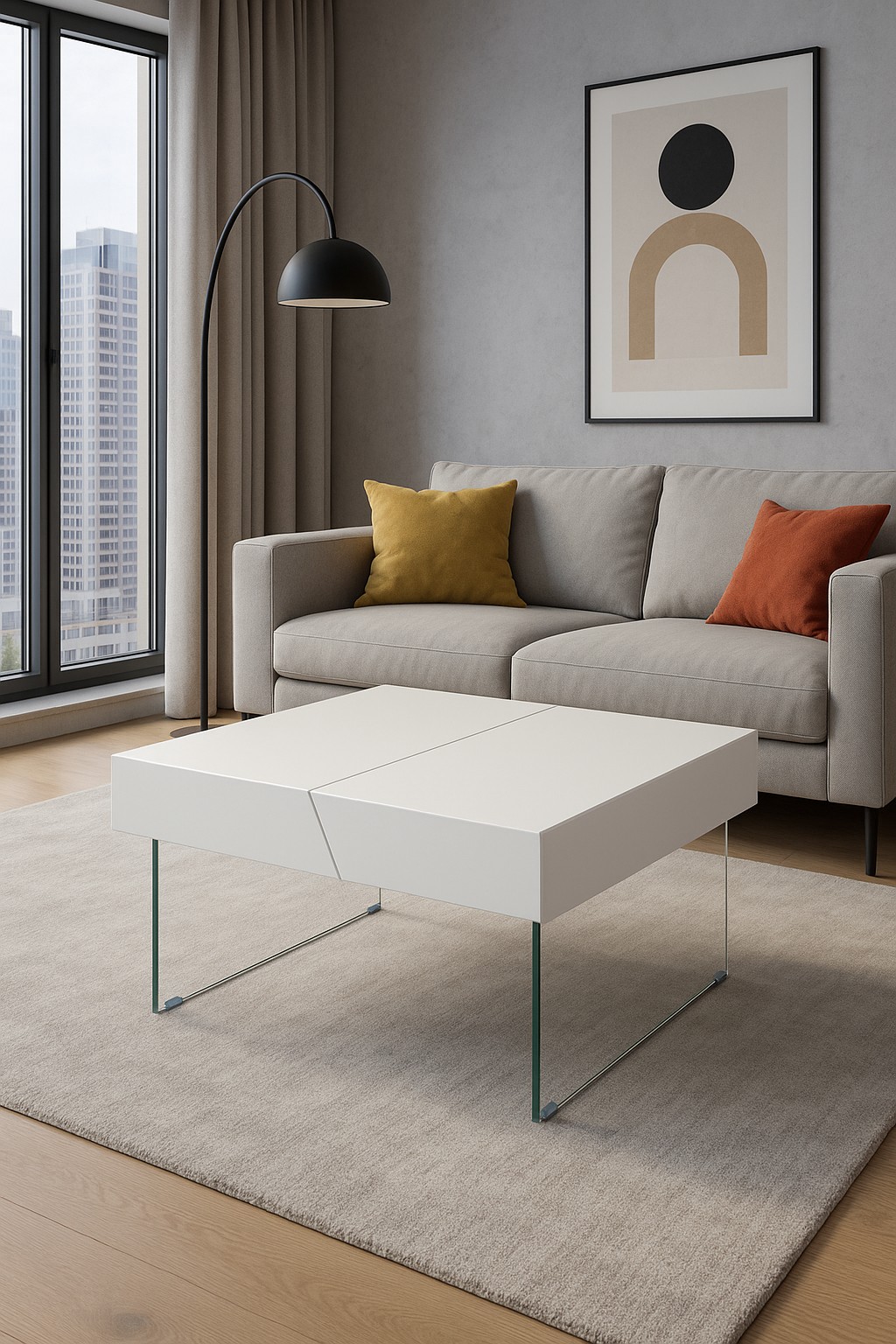 m&ouml;bel direkt online Hochglanz-Couchtisch Timo 