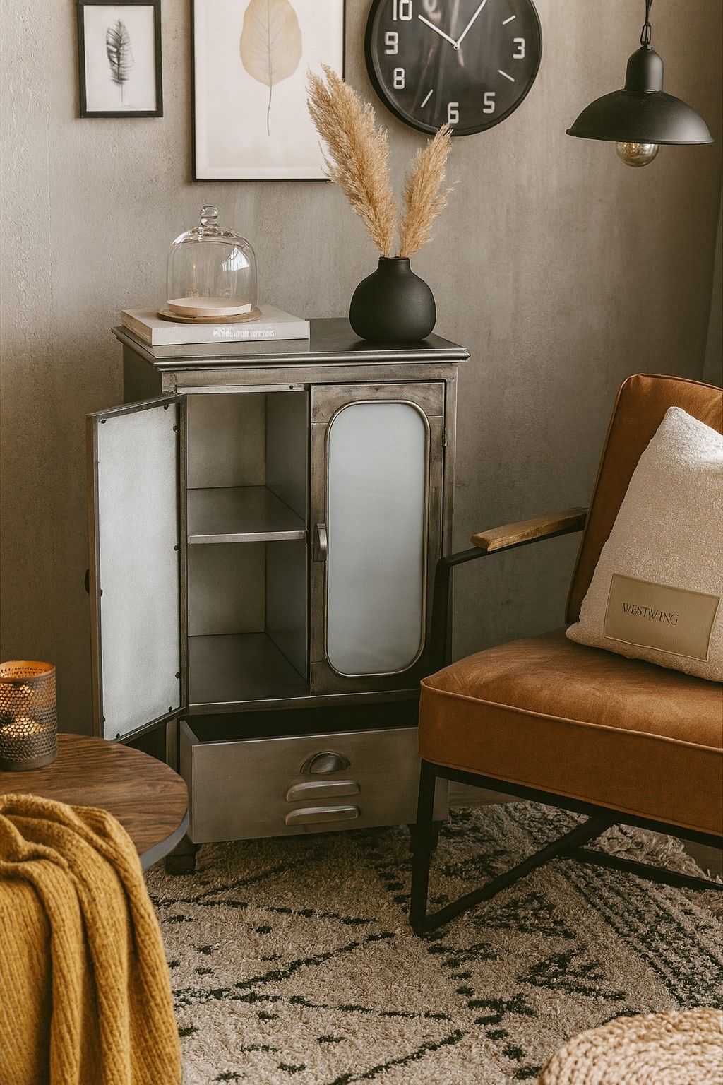 m&ouml;bel direkt online Metallschrank 2trg. Konstantin 