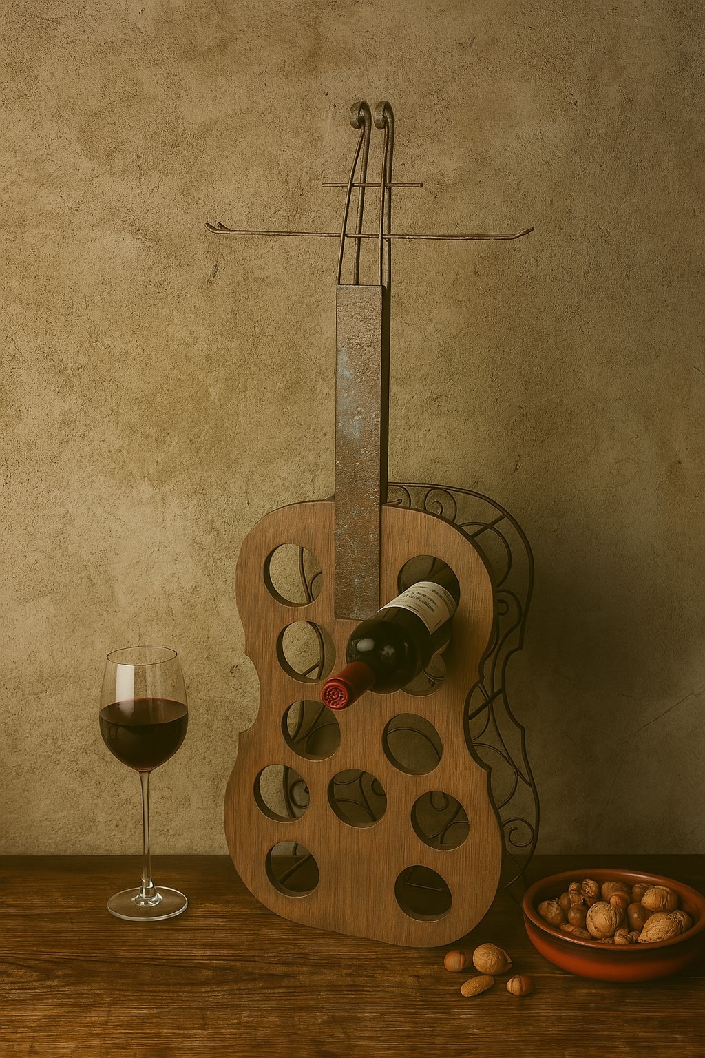 m&ouml;bel direkt online Stand-Flaschenregal Musikinstrument 