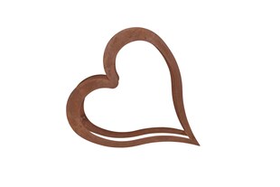 möbel direkt online Herzregal aus Eisen Selma 