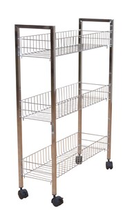 möbel direkt online Metallregal mit Rollen Selly 