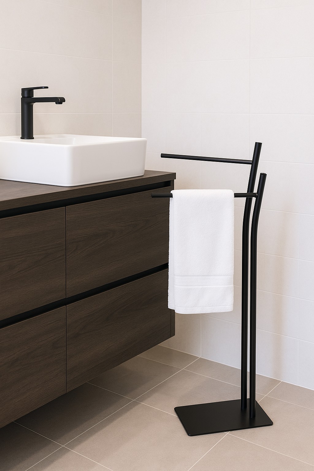 m&ouml;bel direkt online Handtuchhalter aus Metall - Bild 1