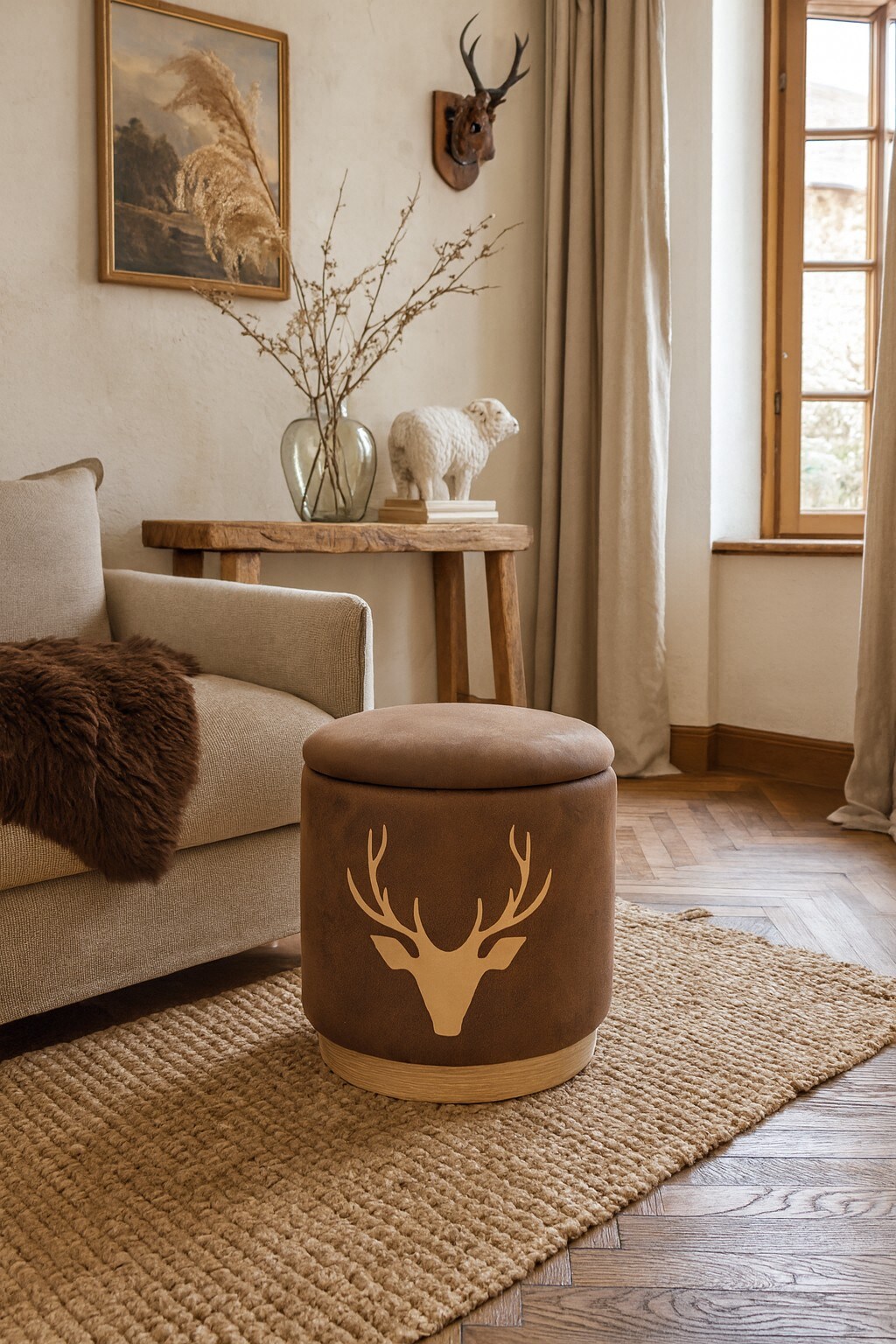 m&ouml;bel direkt online Sitzhocker mit Stauraum Lars 