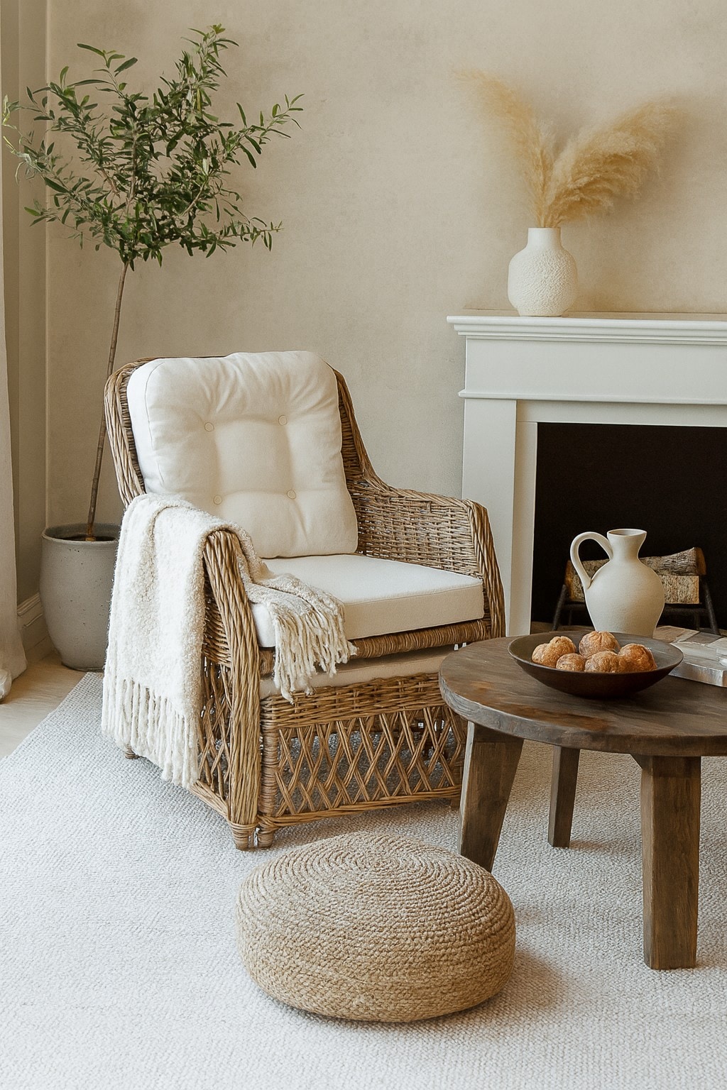 m&ouml;bel direkt online Rattansessel mit Kissen Donald 