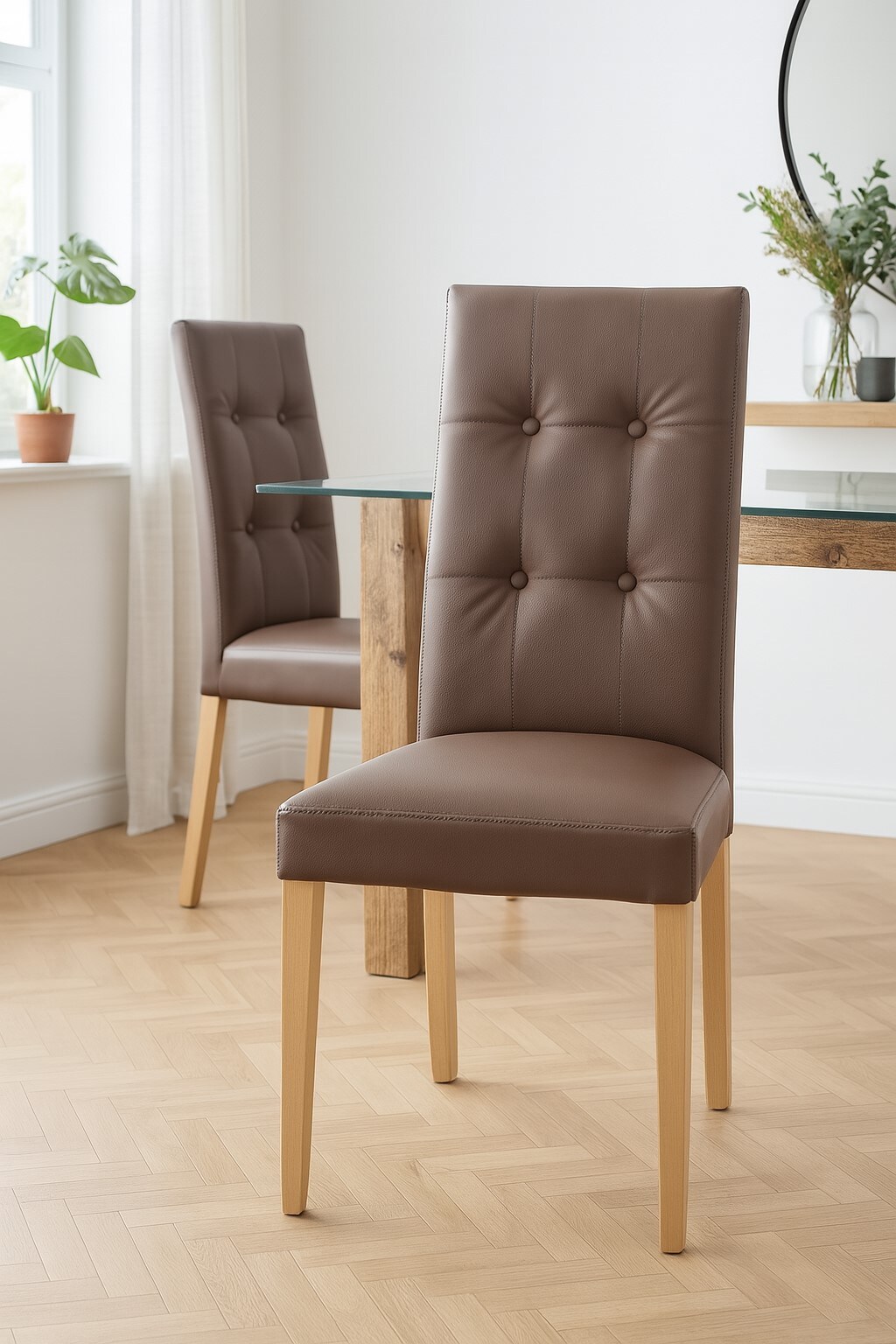 m&ouml;bel direkt online Polsterstuhl (2St&uuml;ck) Inka 