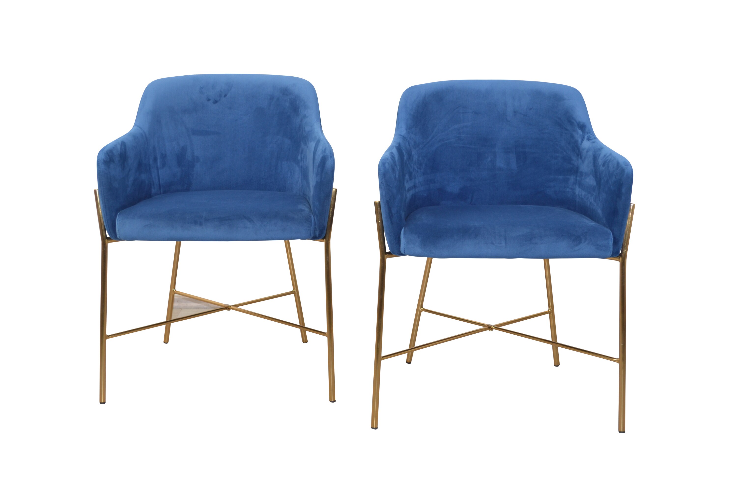 m&ouml;bel direkt online Samt-Polsterstuhl (2St&uuml;ck) Neddy 