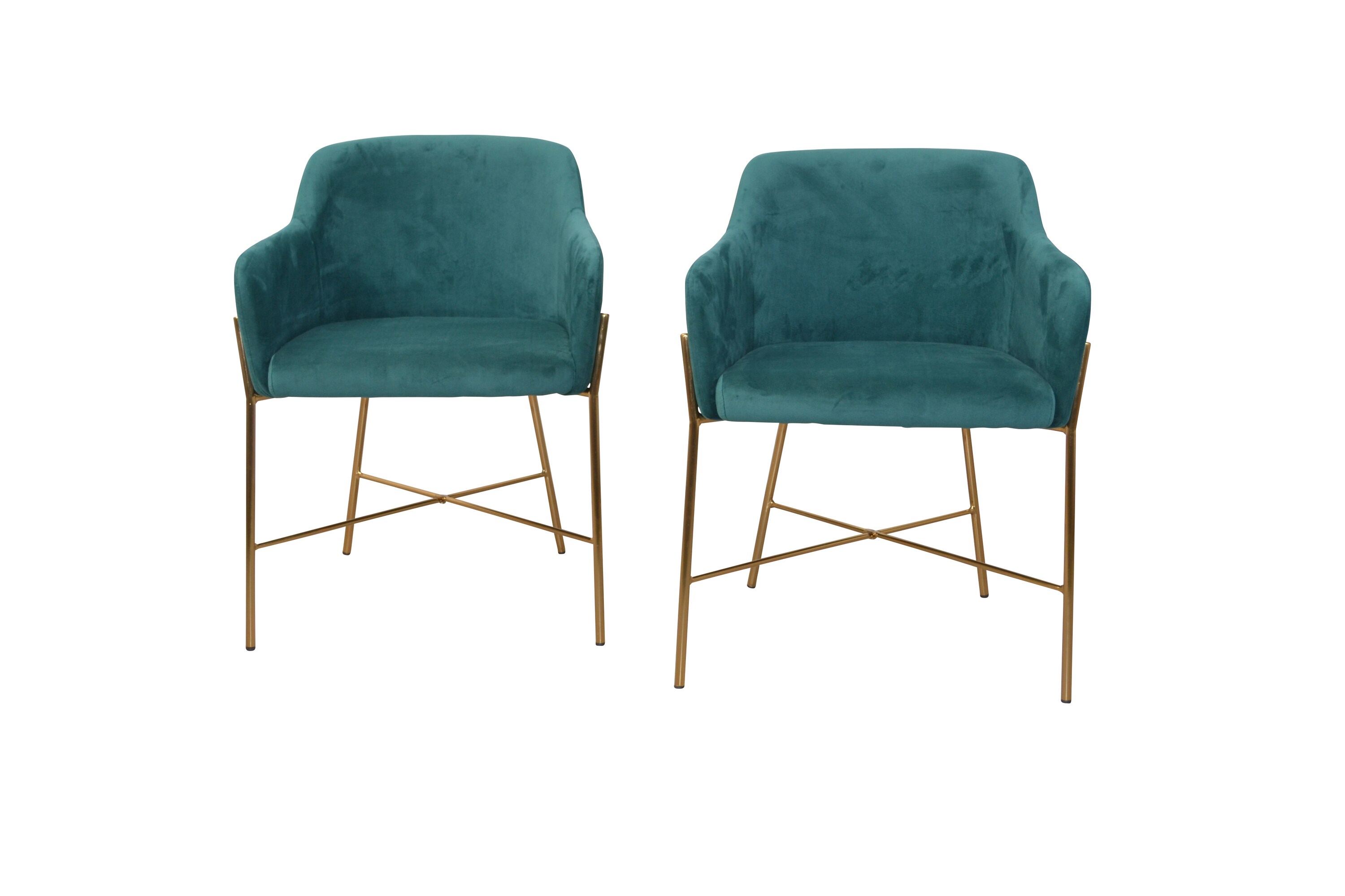 m&ouml;bel direkt online Samt-Polsterstuhl (2St&uuml;ck) Neddy 