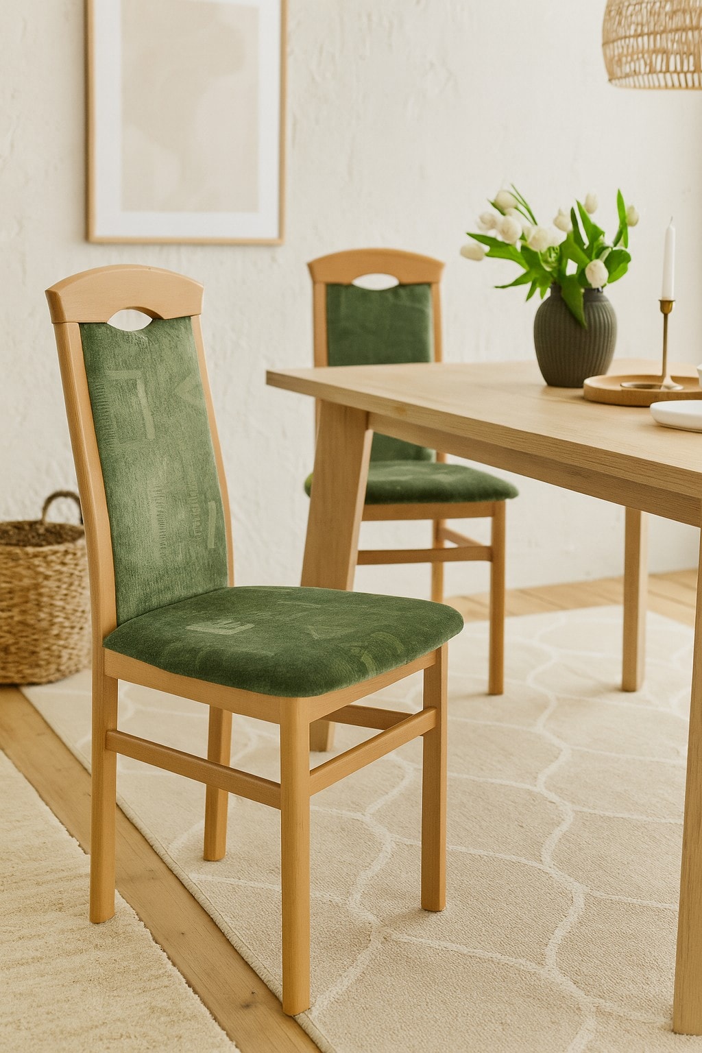 m&ouml;bel direkt online Esszimmerstuhl (2 St&uuml;ck) Massivholzstuhl 