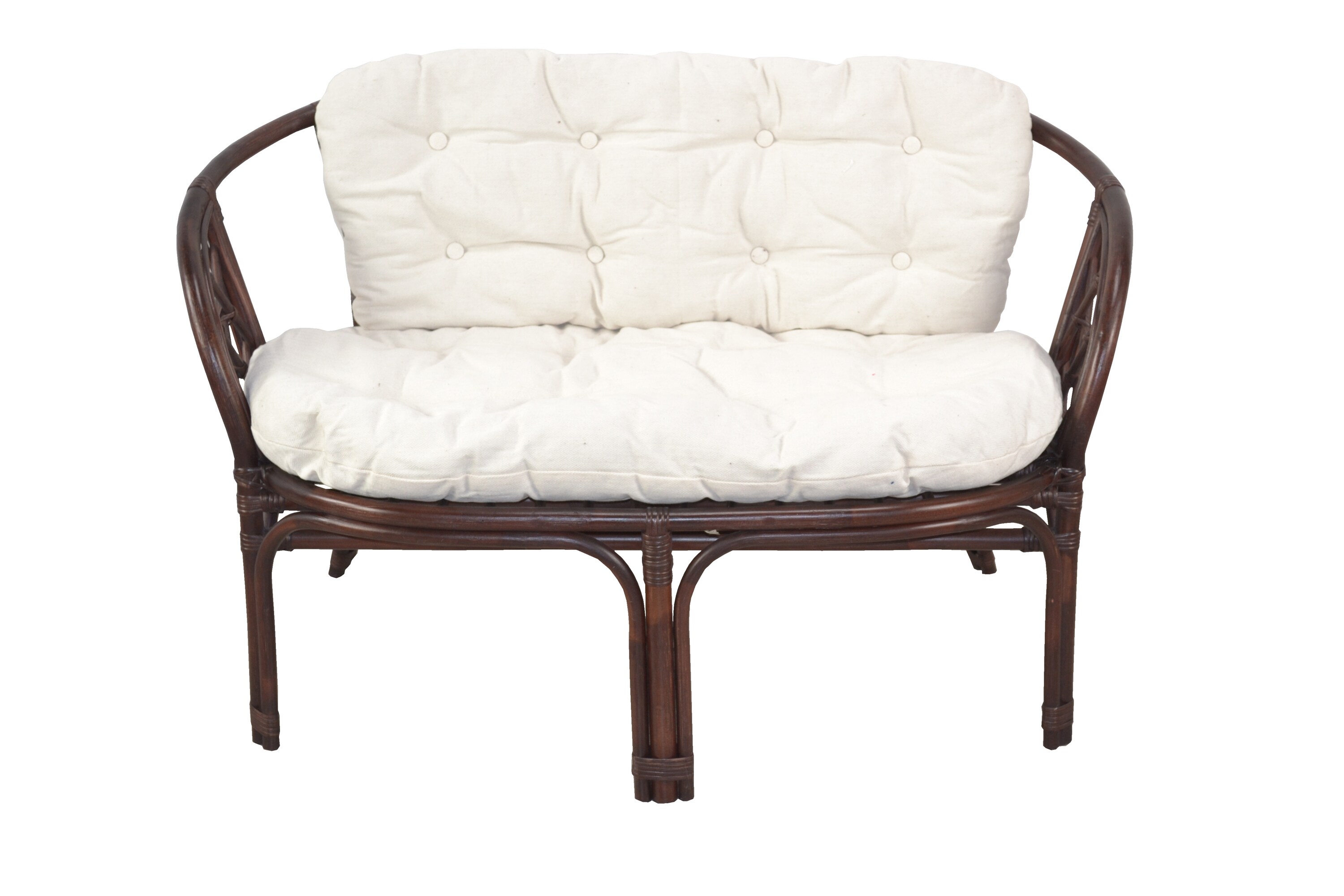 m&ouml;bel direkt online Rattansitzbank mit Kissenauflage Sonja 