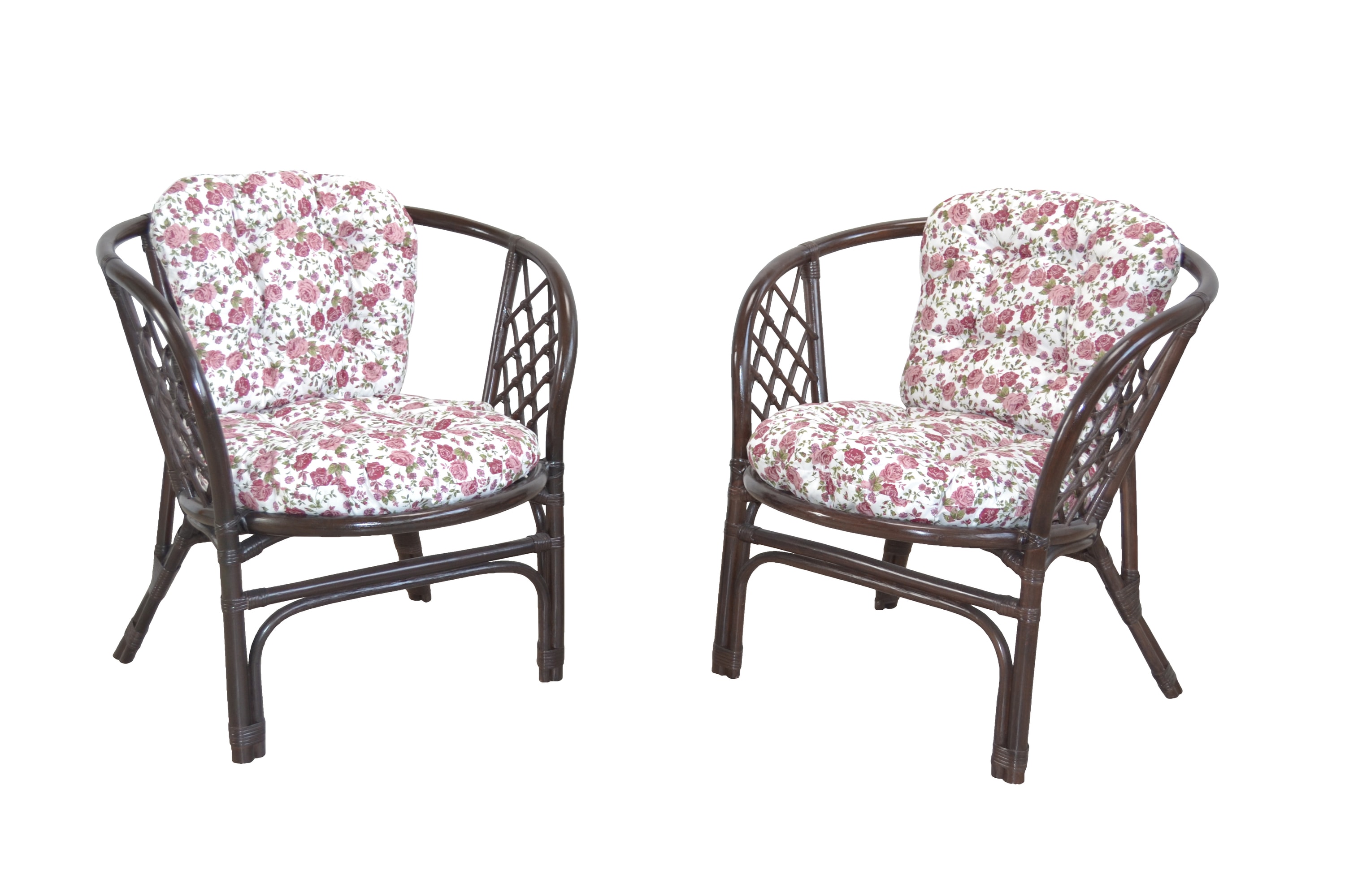 m&ouml;bel direkt online 2er-Set Rattansessel mit Kissen Sonja 