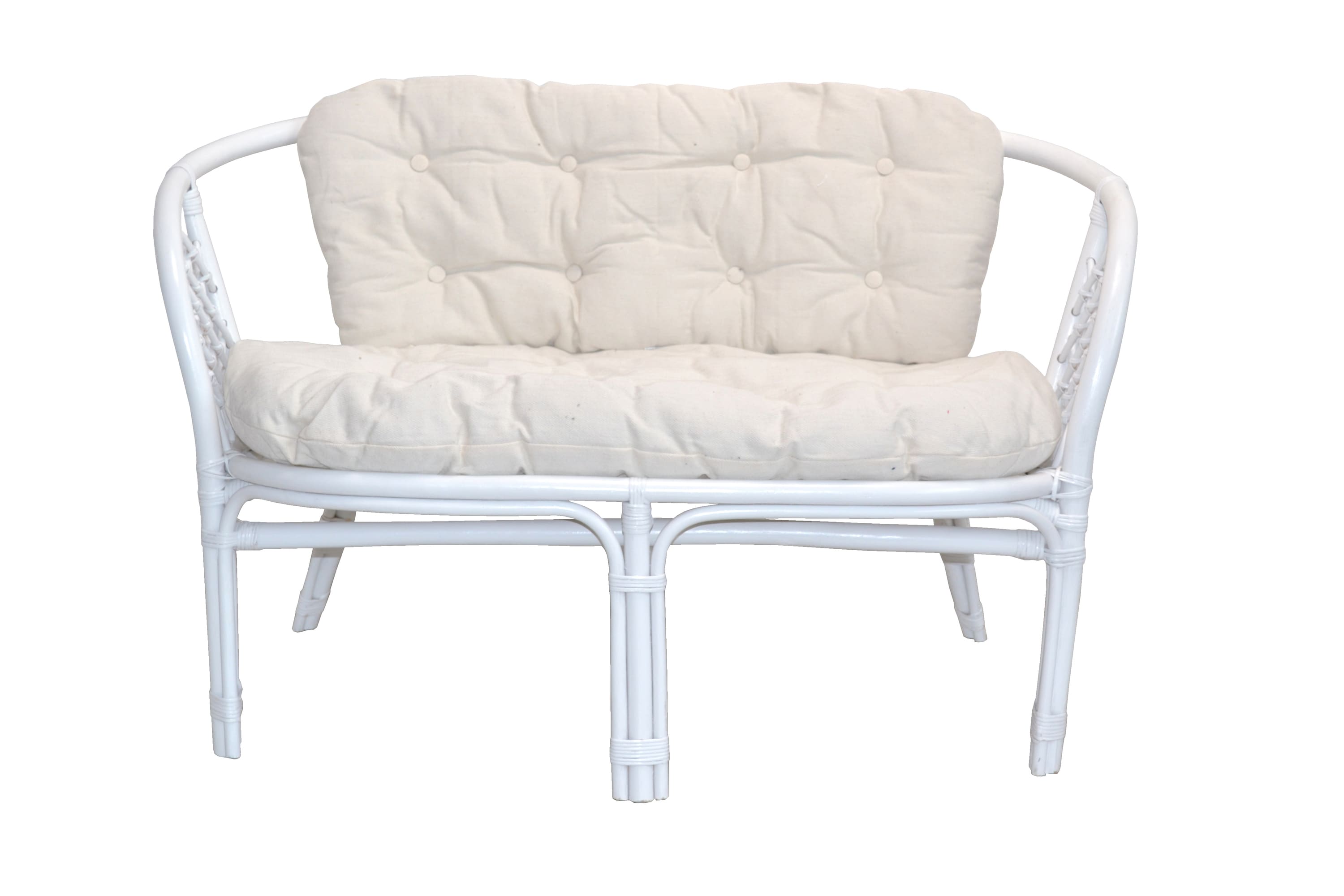 m&ouml;bel direkt online Rattansitzbank mit Kissenauflage Sonja 