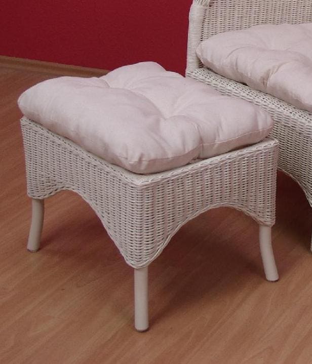 m&ouml;bel direkt online Rattanhocker mit Kissen "Doni" 