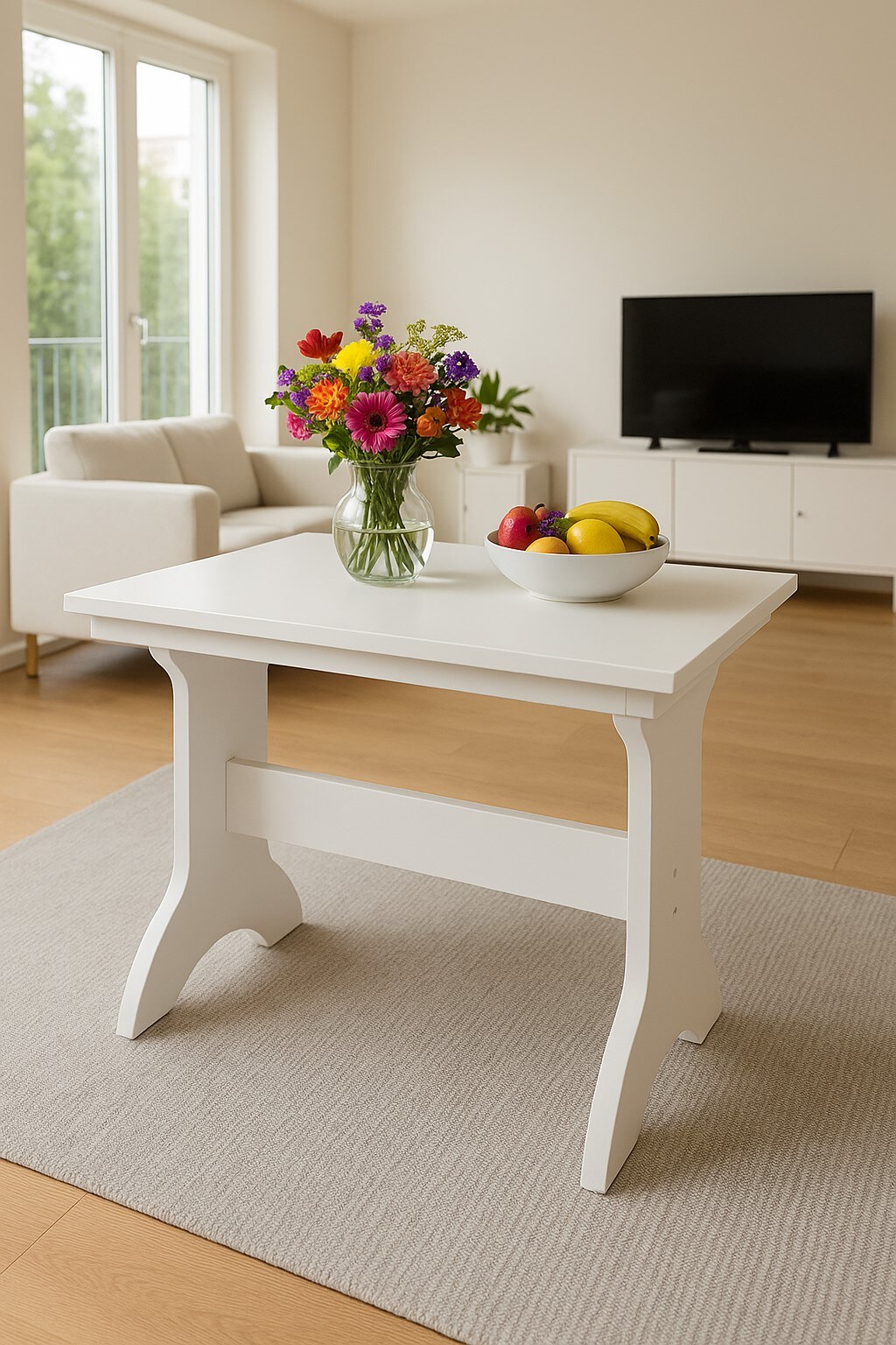 m&ouml;bel direkt online Wangentisch, Breite 110-170 cm Tole 