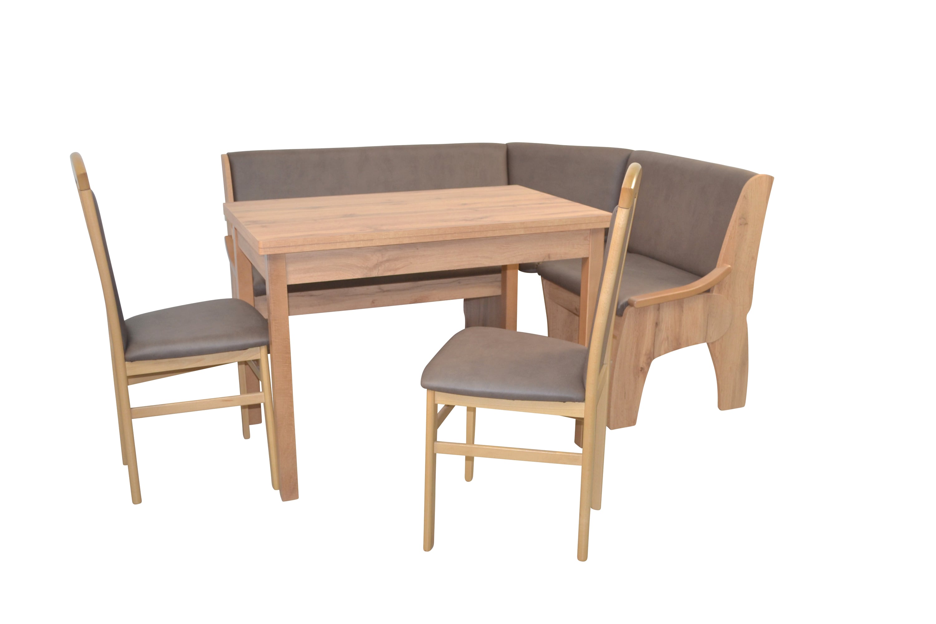 m&ouml;bel direkt online 4tlg. Eckbankgruppe 125x165 cm Schenkelma&szlig; 