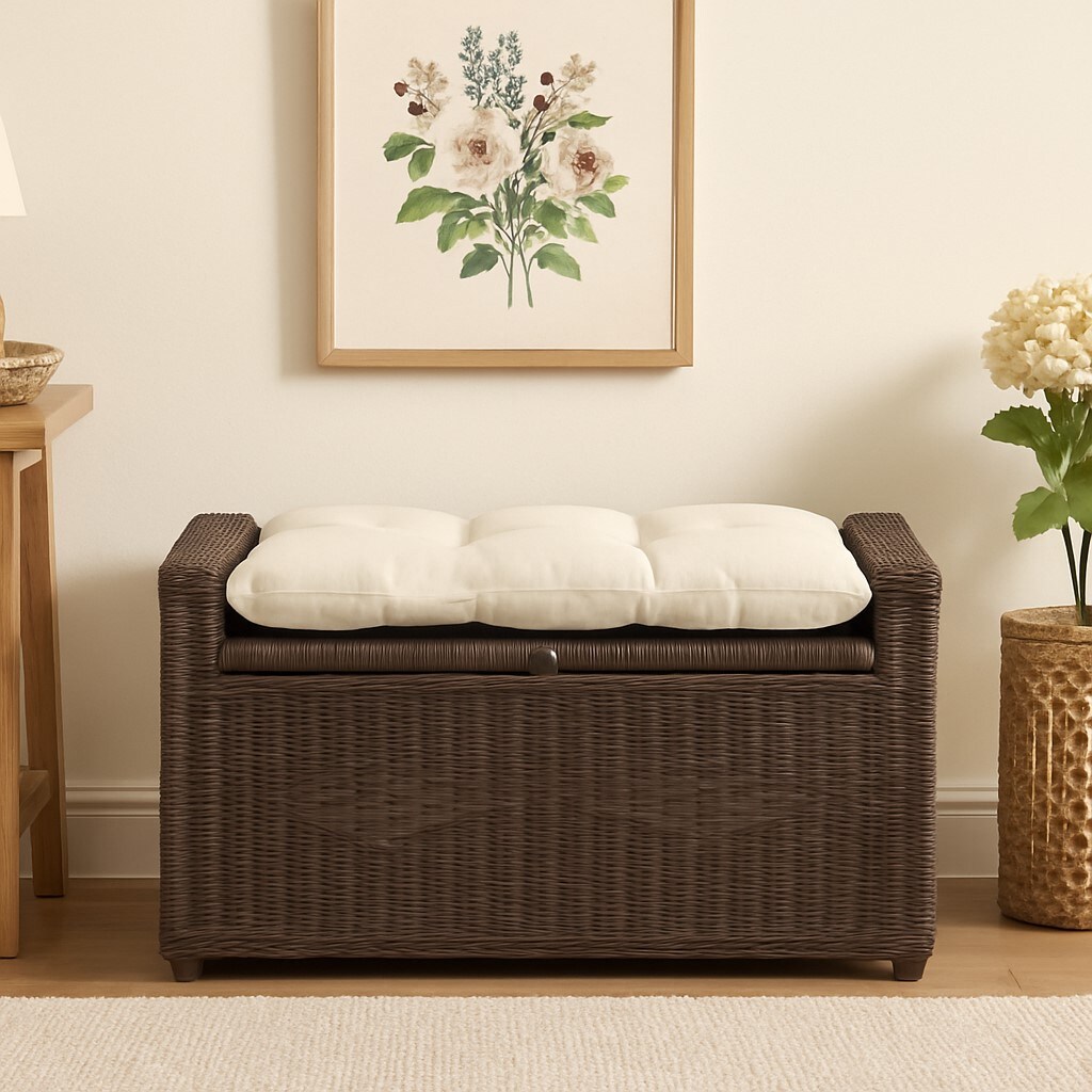 möbel direkt online Rattansitztruhe mit Stauraum Sitztruhe
