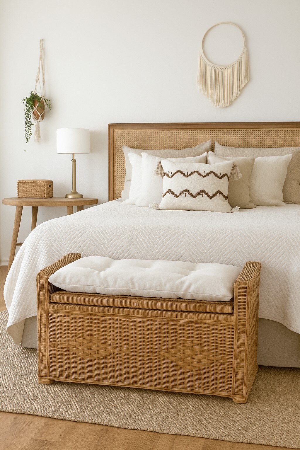 möbel direkt online Rattansitztruhe mit Stauraum Sitztruhe