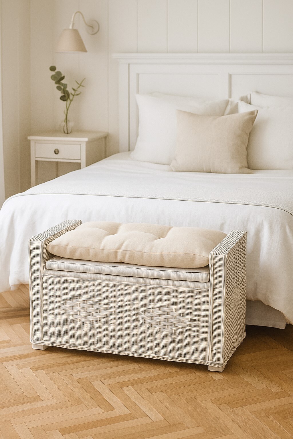 m&ouml;bel direkt online Rattansitztruhe mit Stauraum Sitztruhe 