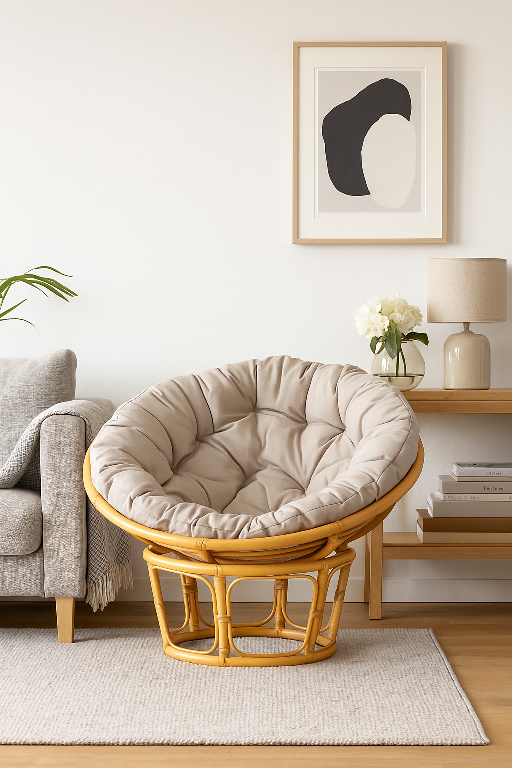 m&ouml;bel direkt online Papasansessel Sessel mit Kissen 