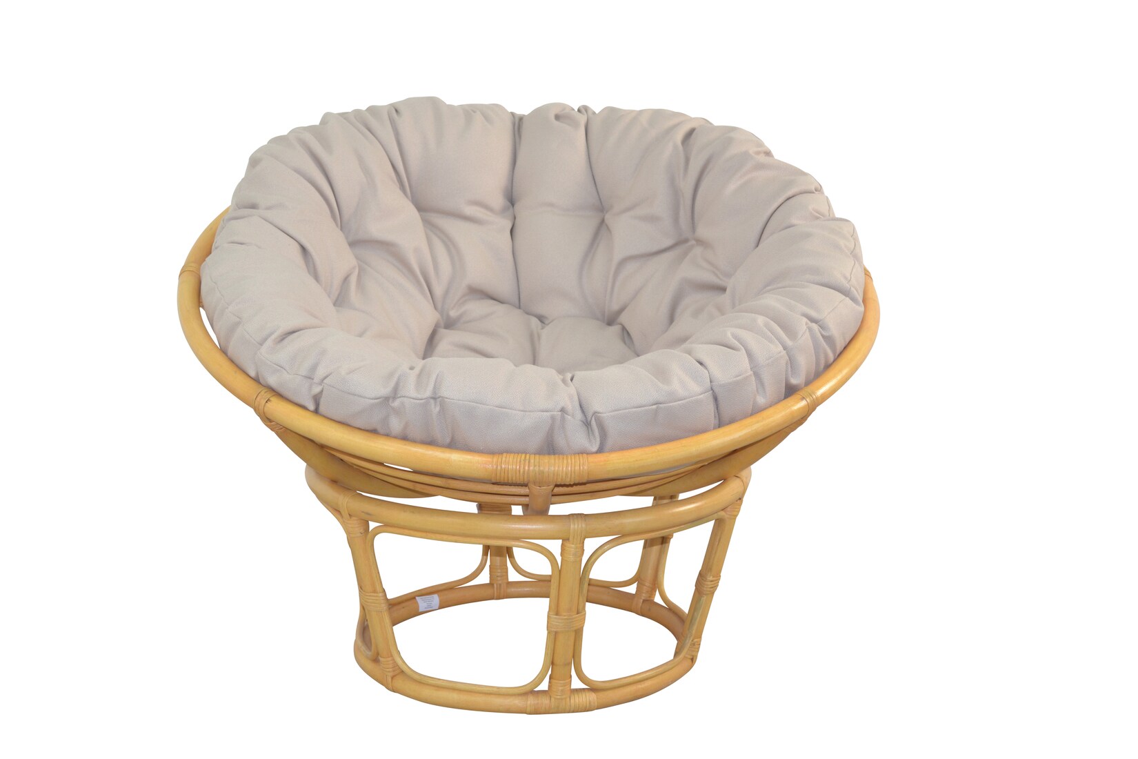möbel direkt online Papasansessel, Durchmesser 100 cm Sessel mit Kissen beige