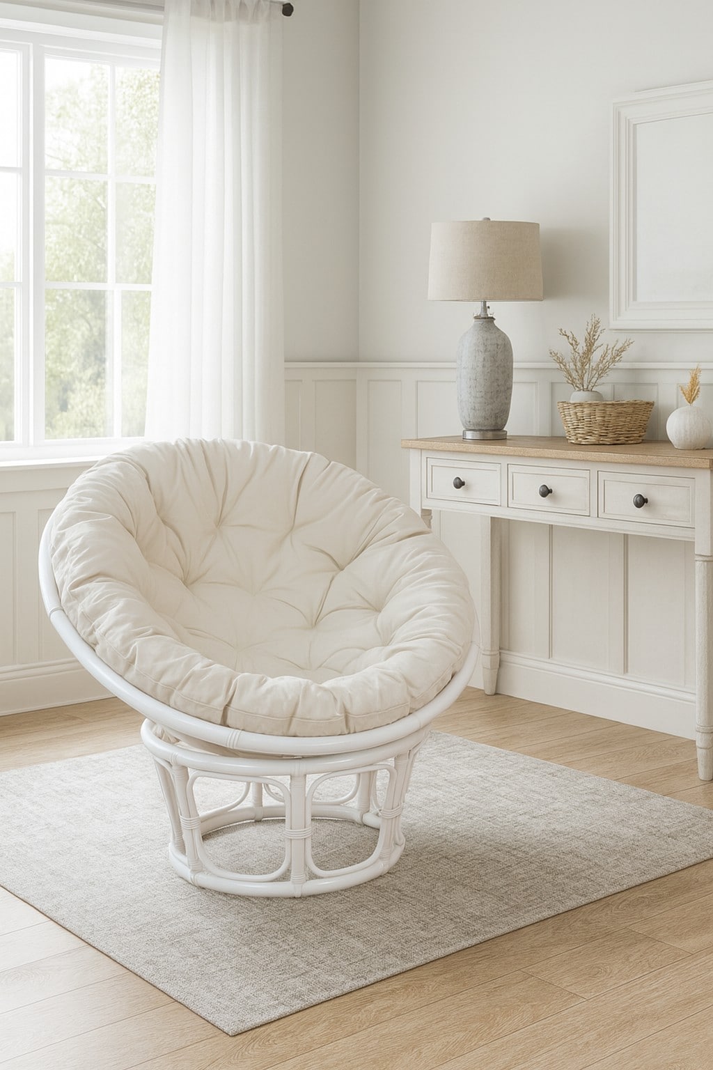 m&ouml;bel direkt online Papasansessel Sessel mit Kissen 