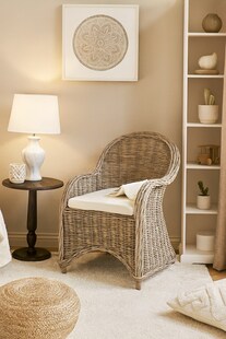 möbel direkt online Rattansessel inklusive Sitzkissen Holger 