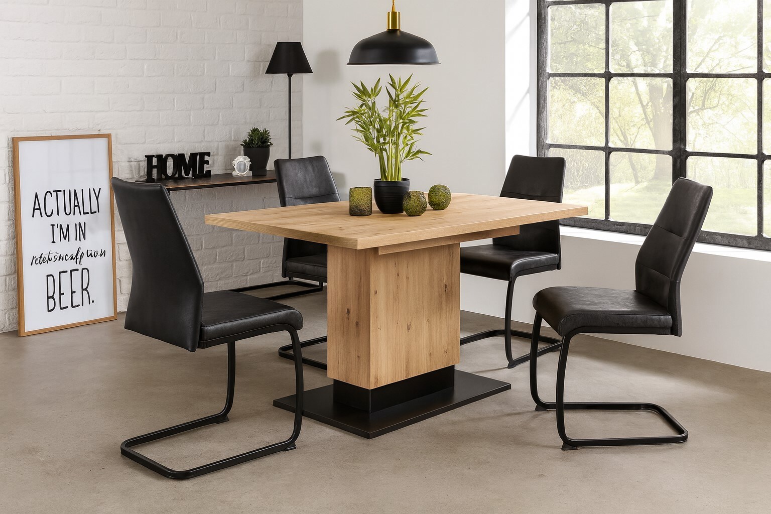 m&ouml;bel direkt online Tischgruppe- 5teilig Ben 