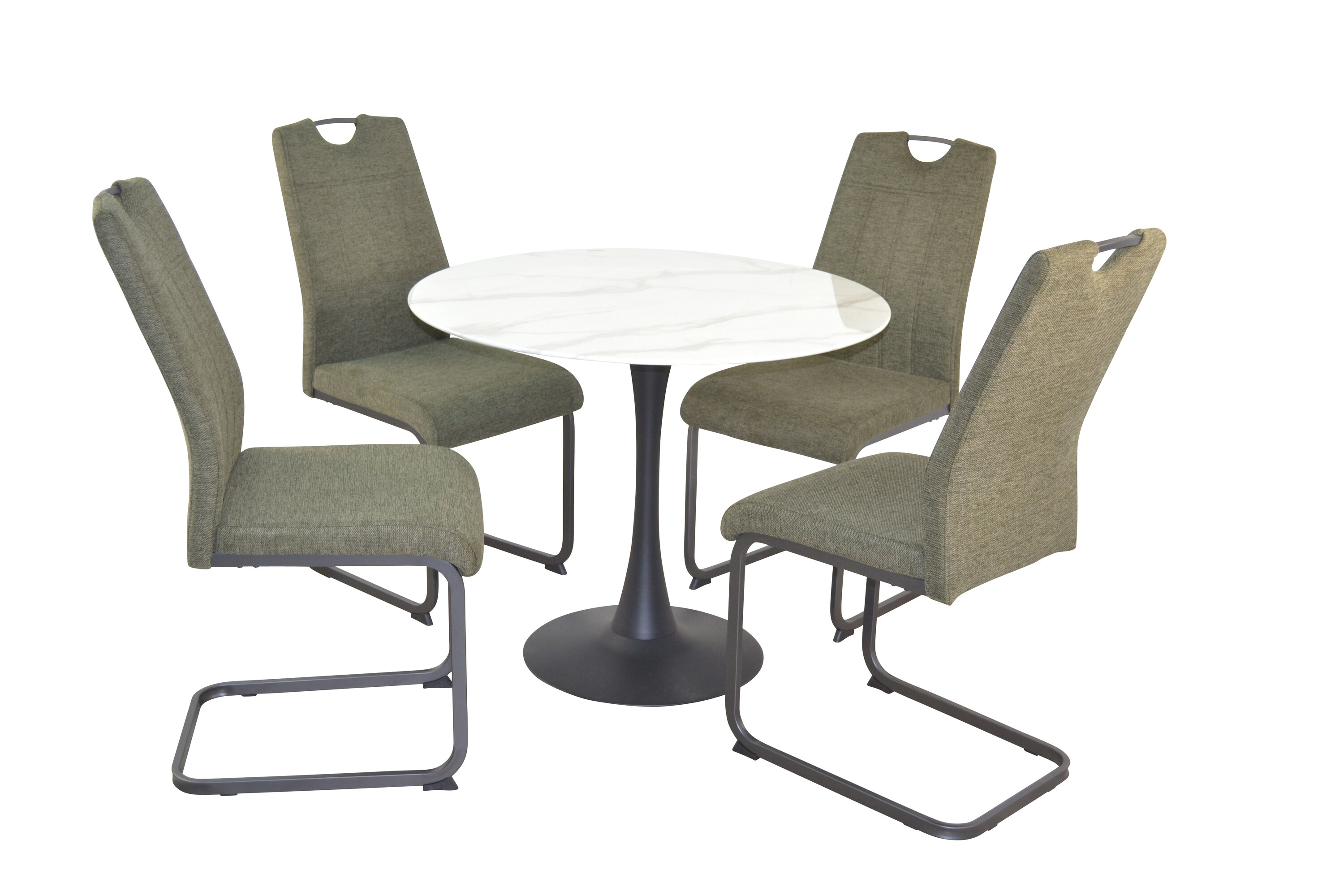 m&ouml;bel direkt online 5tlg. Tischgruppe bestehend aus Esstisch und 4 St&uuml;hlen 