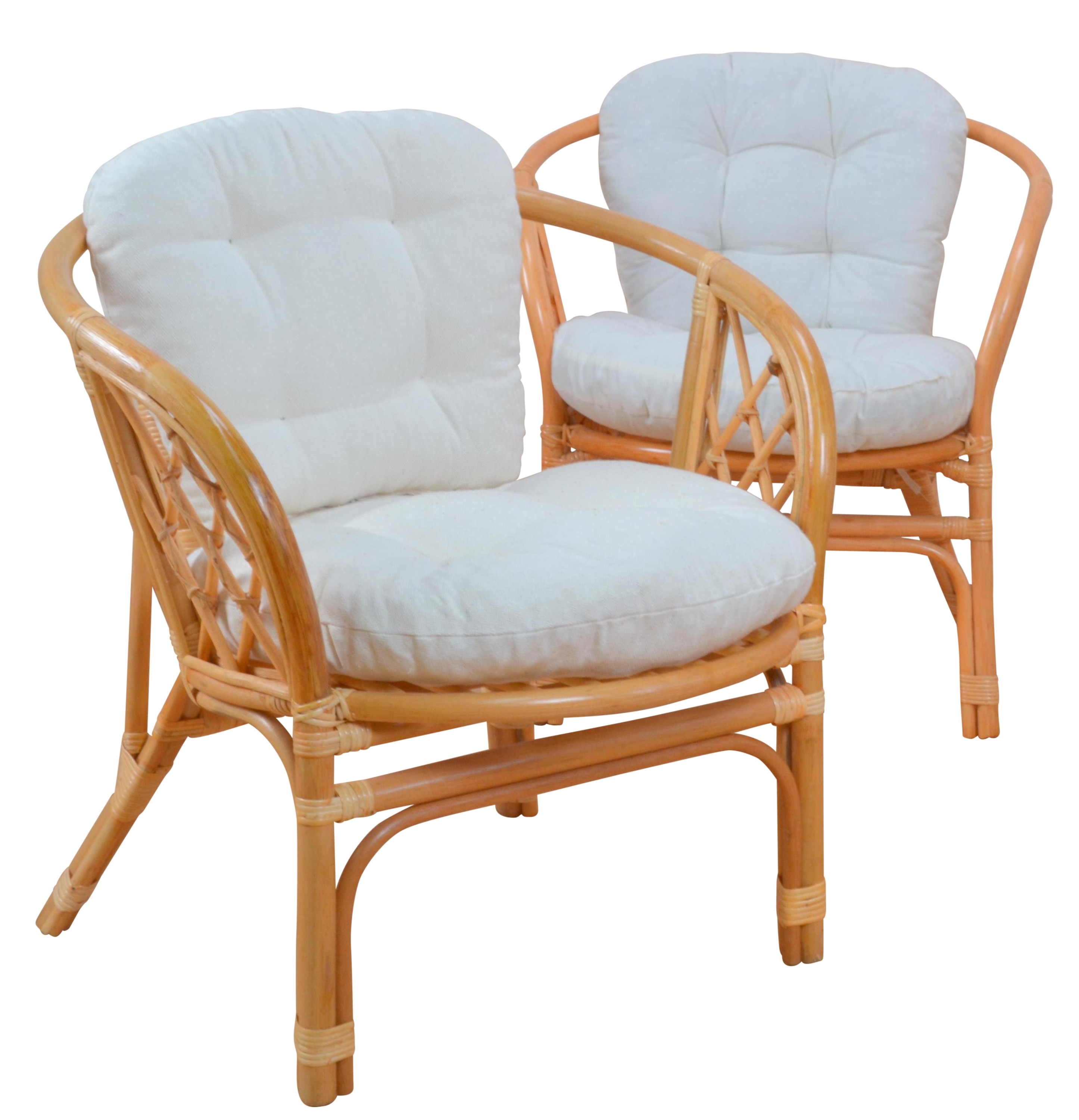 m&ouml;bel direkt online 2er-Set Rattansessel mit Kissen Sonja 