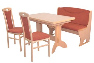 möbel direkt online Sitzgruppe  4-teilig "Madrid" mit Wangen-Esstisch 