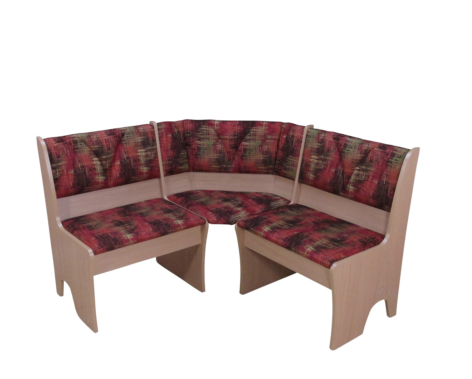 möbel direkt online Eckbank 124x124 cm Dunja Natur, nuss dunkel