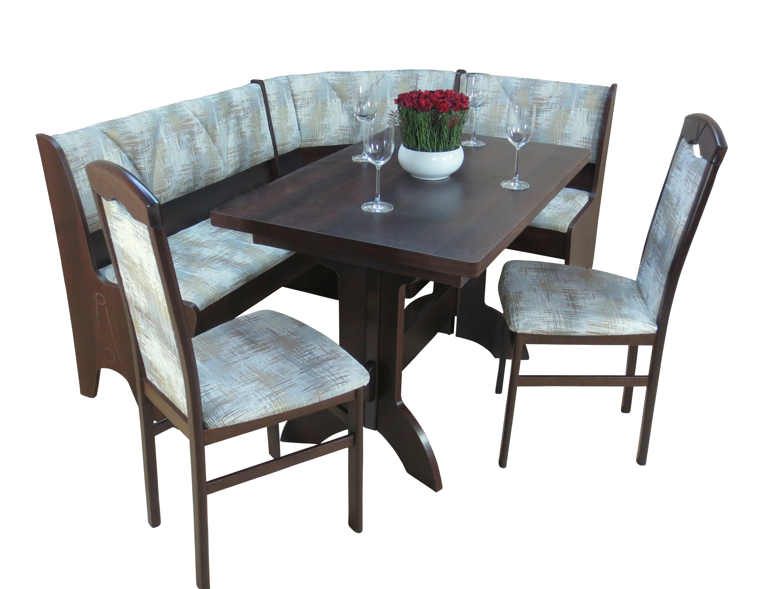 m&ouml;bel direkt online Truheneckbankgruppe 4-teilig "Halle III" 