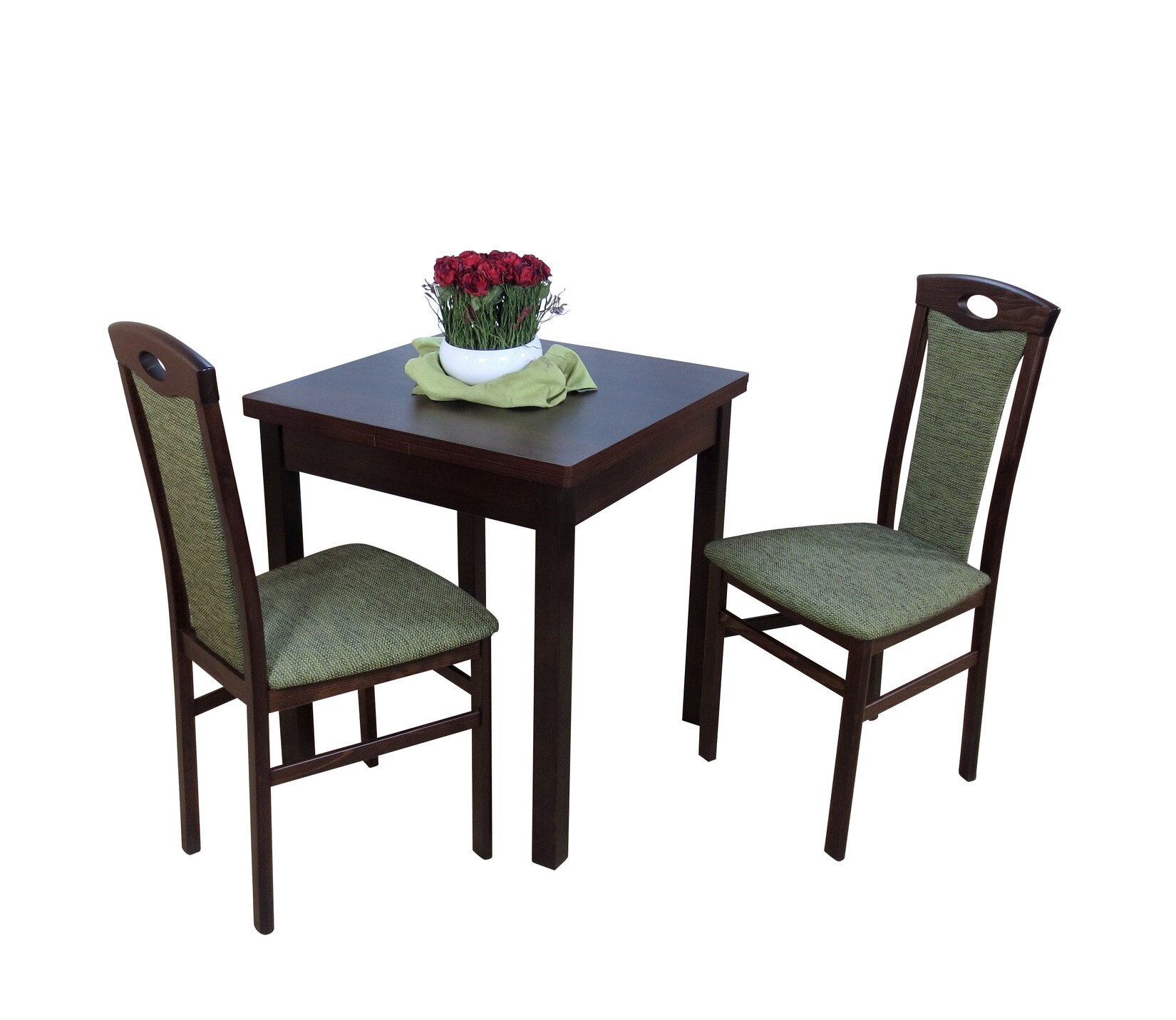 möbel direkt online Essgruppe 3-teilig - "Dinner for Two" Kassel I buche natur-nuss dunkel