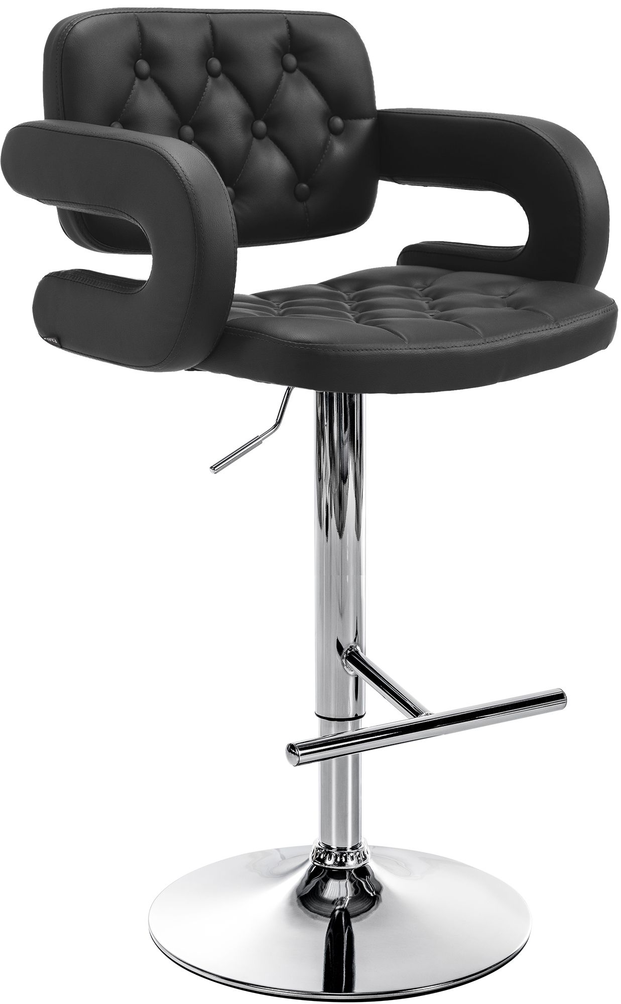 CLP Barhocker Dublin Mit Kunstleder-Bezug I H&ouml;henverstellbar 