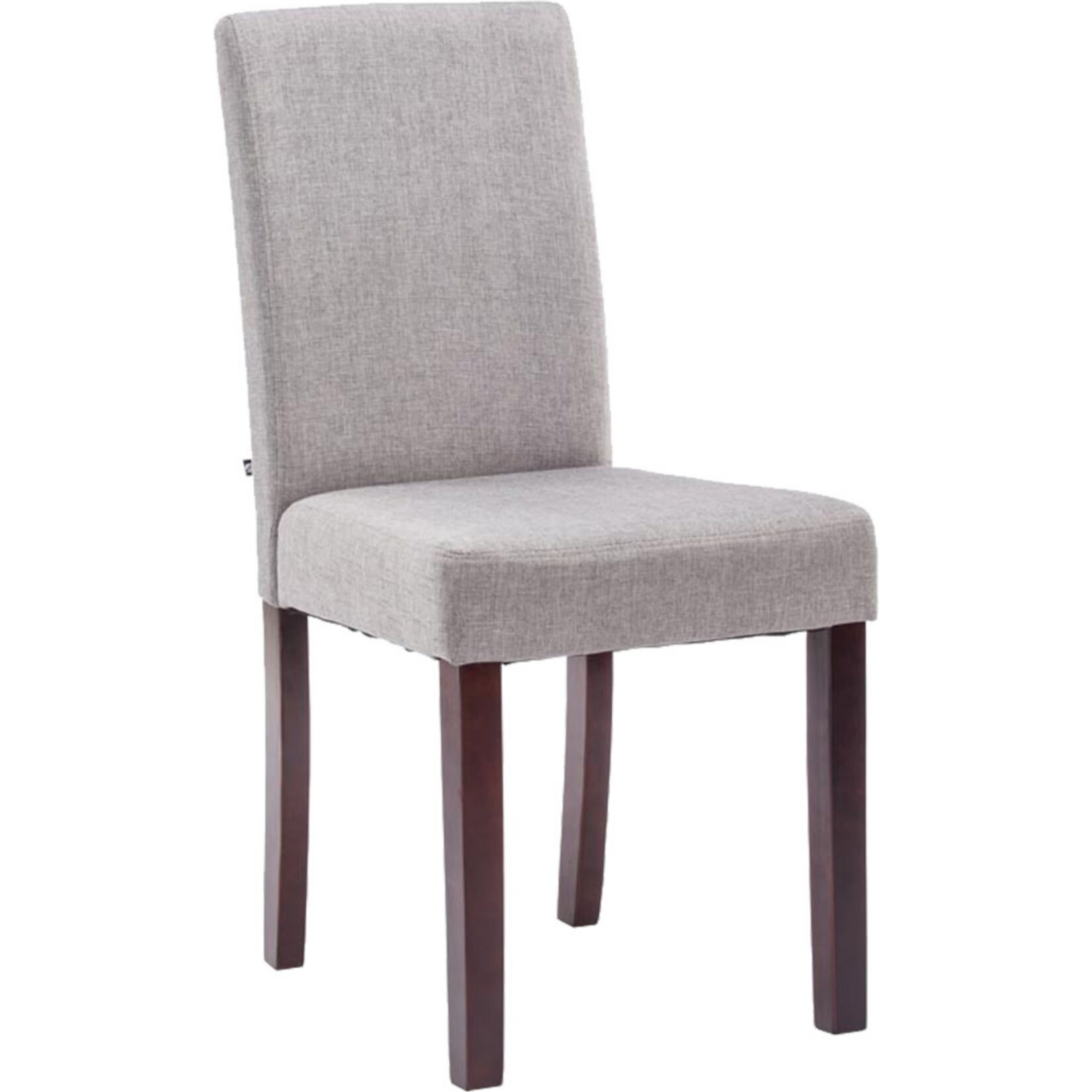 CLP Esszimmerstuhl Ina mit Holzgestell und Stoffbezug I Lehnstuhl mit einer Sitzh&ouml;he von 47 cm I Polsterstuhl mit hoher R&uuml;ckenlehne 