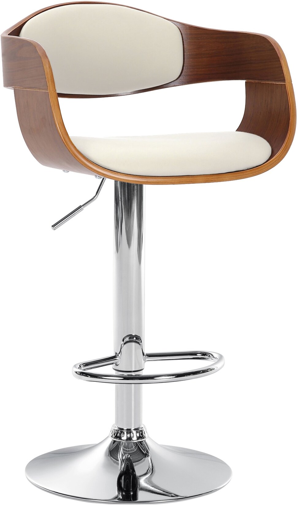 CLP Barhocker Kingston C Farbe: walnuss/weiß