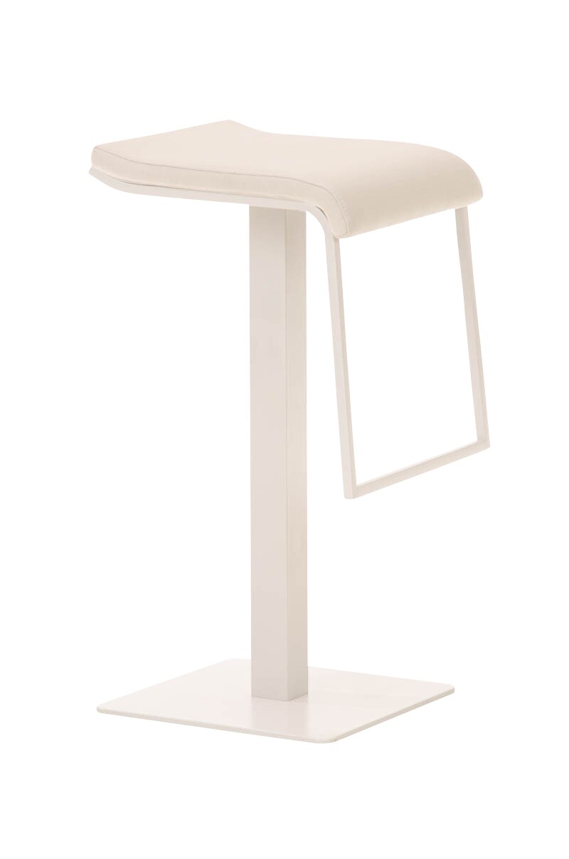 CLP Barhocker Lameng Stoff I Thekenhocker Mit Metallgestell I Barstuhl Mit Bodenplatte Und Fu&szlig;ablage 