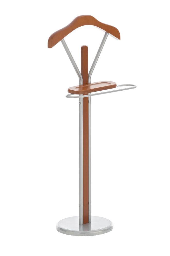 CLP Herrendiener RONALD mit Hosenstange und Kleiderb&uuml;gel I Unisex Kleiderbutler f&uuml;r Sie und Ihn I In 5 Farben erh&auml;ltlich 