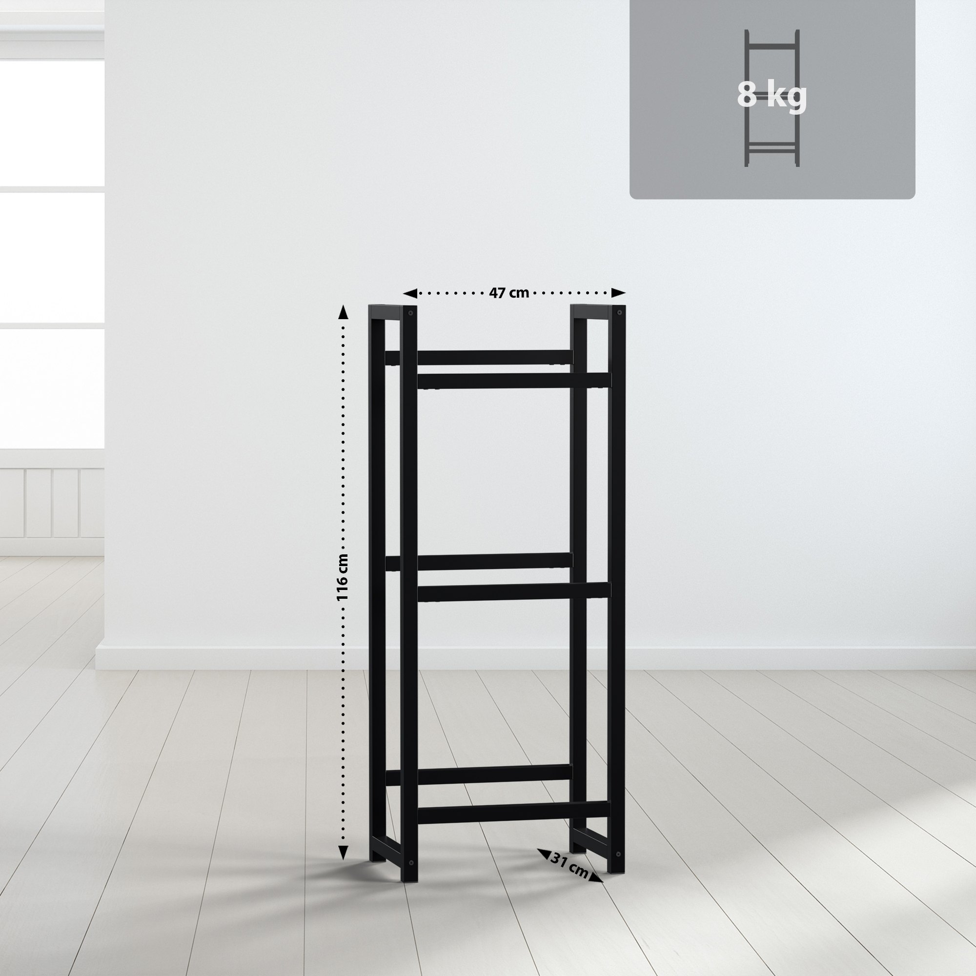 CLP Getränkekistenständer Metall freistehend Stack, platzsparendes Getränkekistenregal robust und platzsparend für Getränkekisten bei Marktkauf online bestellen