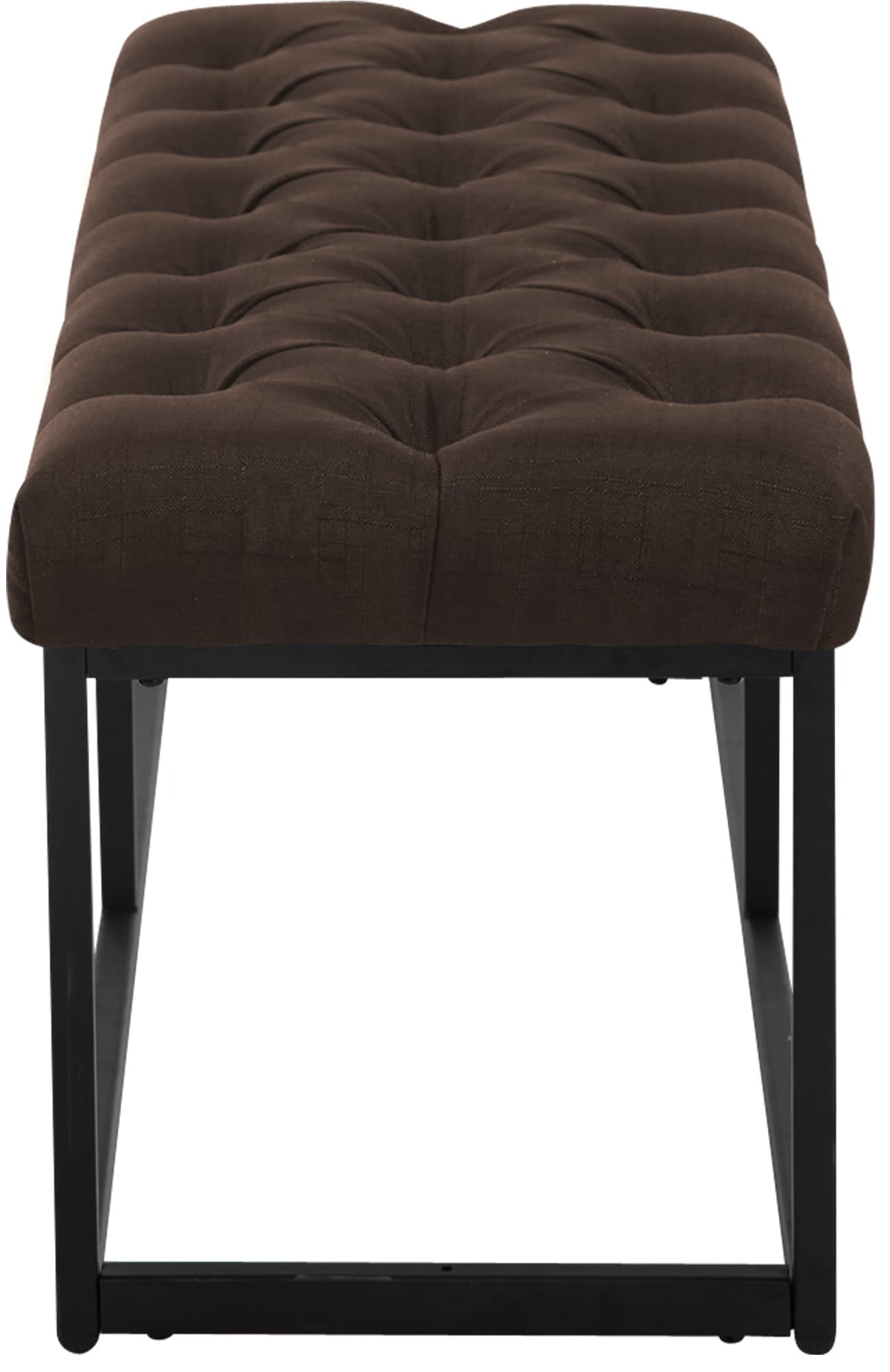 CLP Sitzbank Amun Stoff B120 - Farbe: braun, Gr&ouml;&szlig;e: 120 cm 
