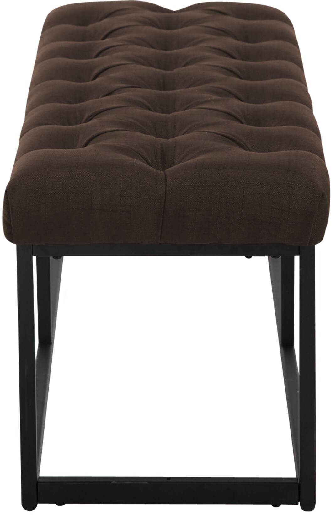 CLP Sitzbank Amun Stoff B120 Farbe: braun, Größe: 120 cm