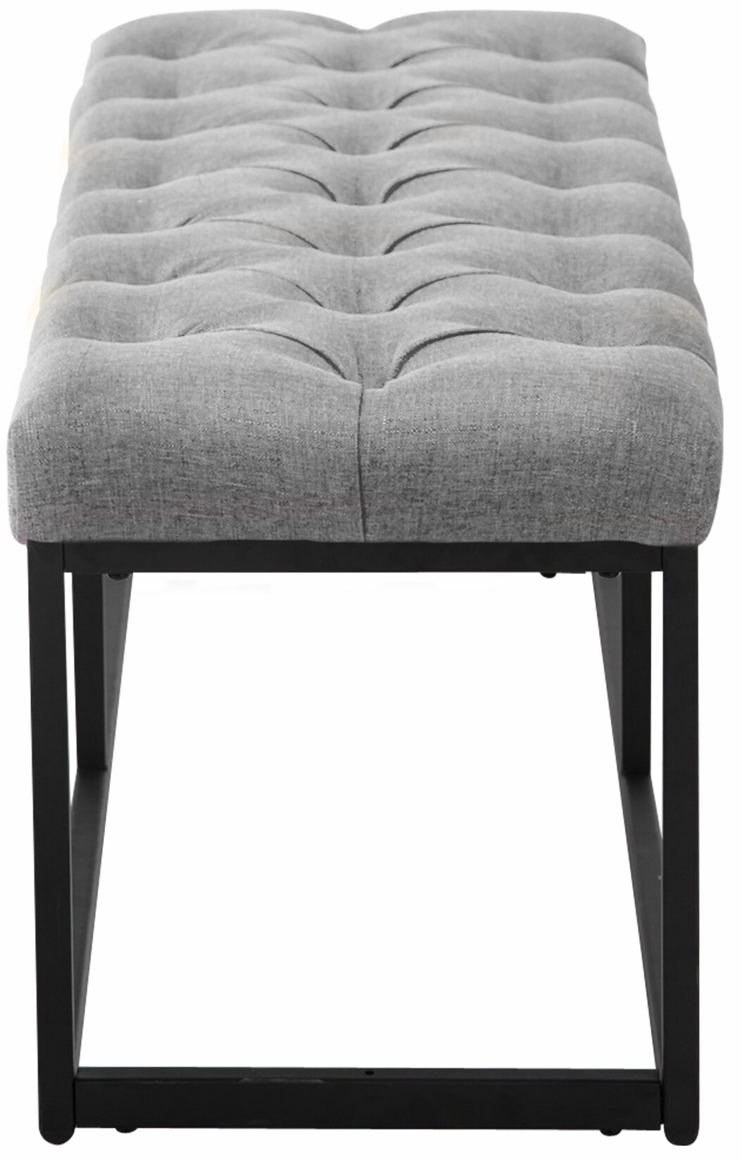 CLP Sitzbank Amun Stoff B120 Farbe: grau, Größe: 120 cm