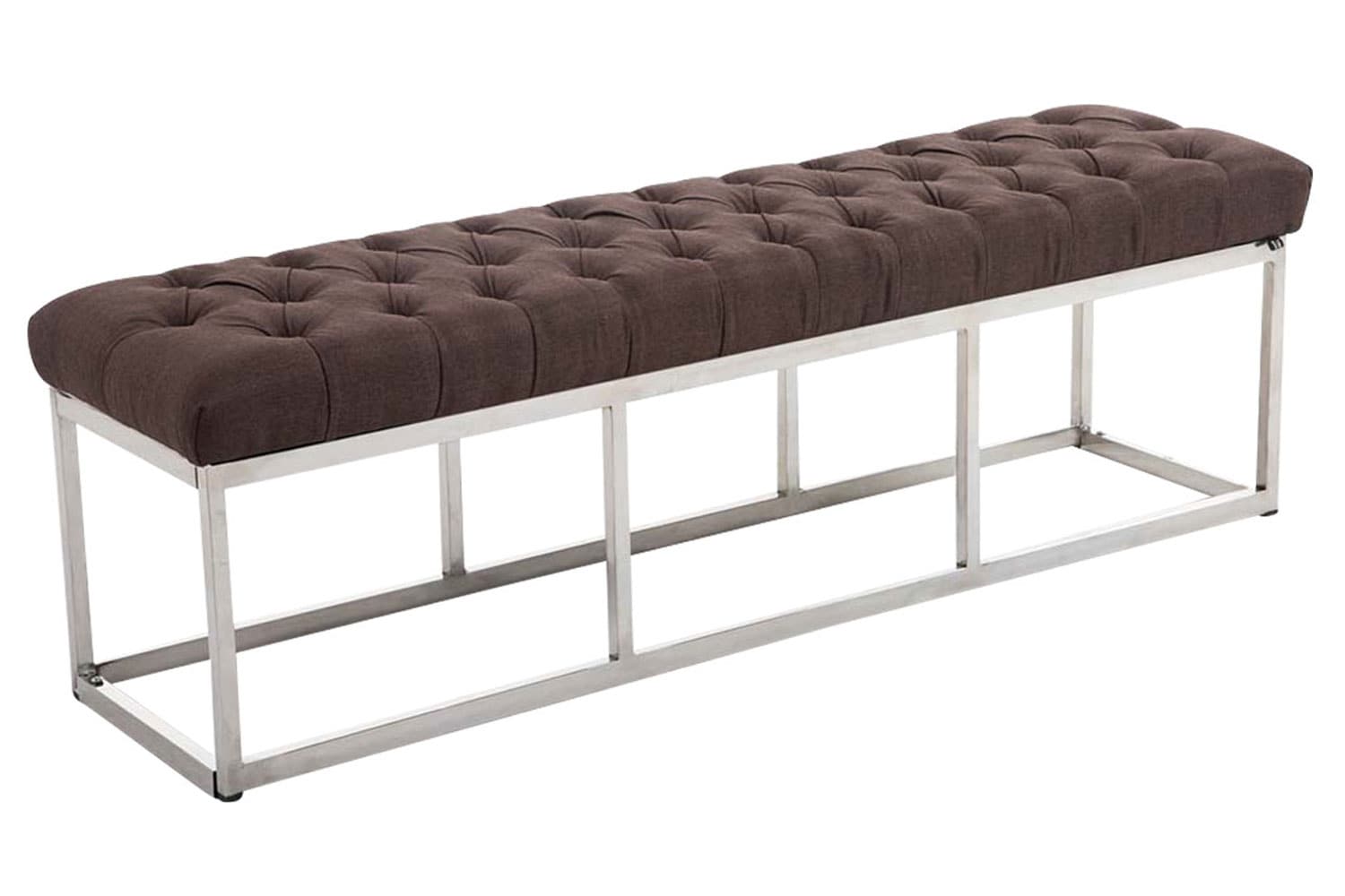 CLP Sitzbank Amun I Mit Stoff-Bezug I Mit Edelstahl-Gestell 