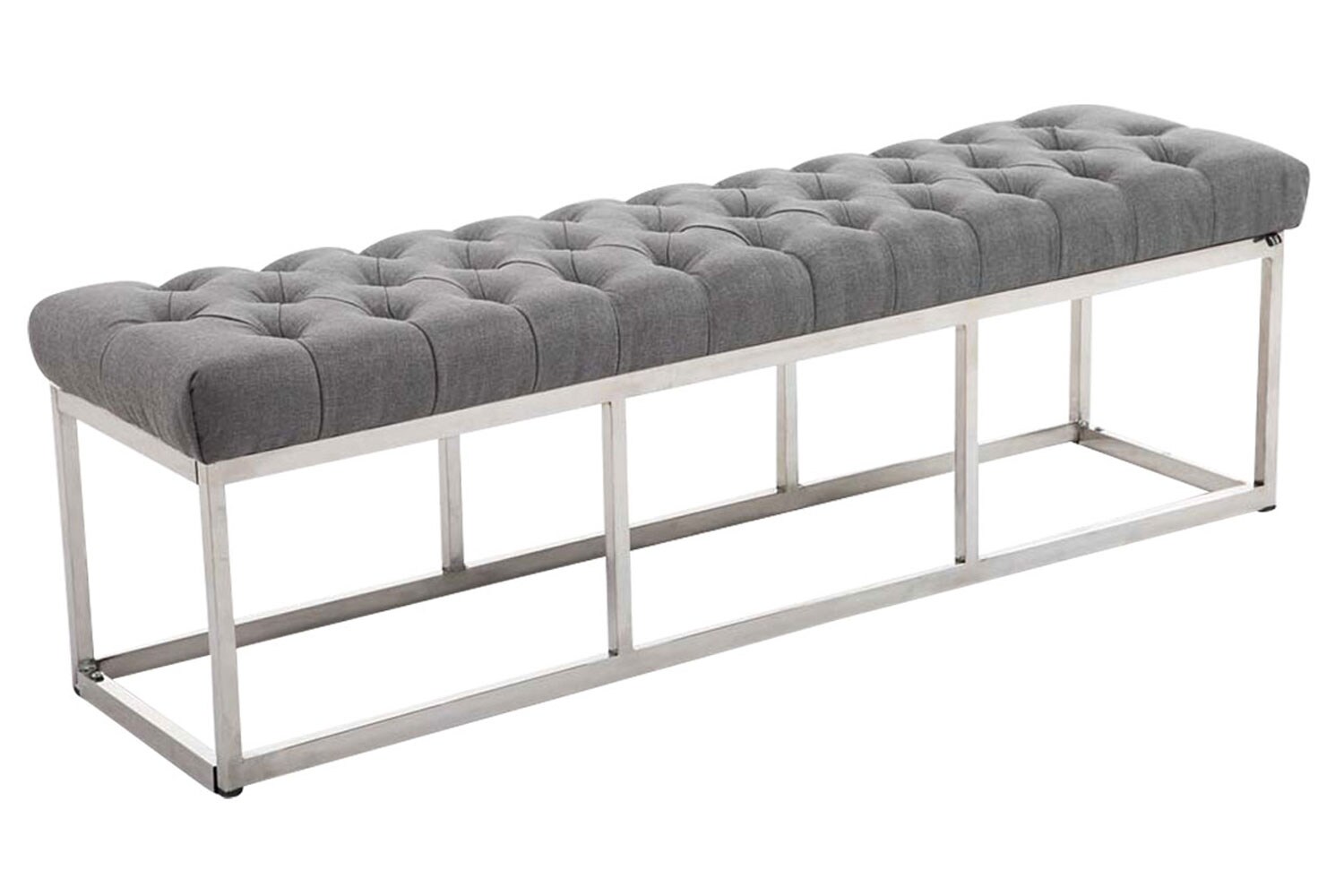 CLP Sitzbank Amun I Mit Stoff-Bezug I Mit Edelstahl-Gestell 
