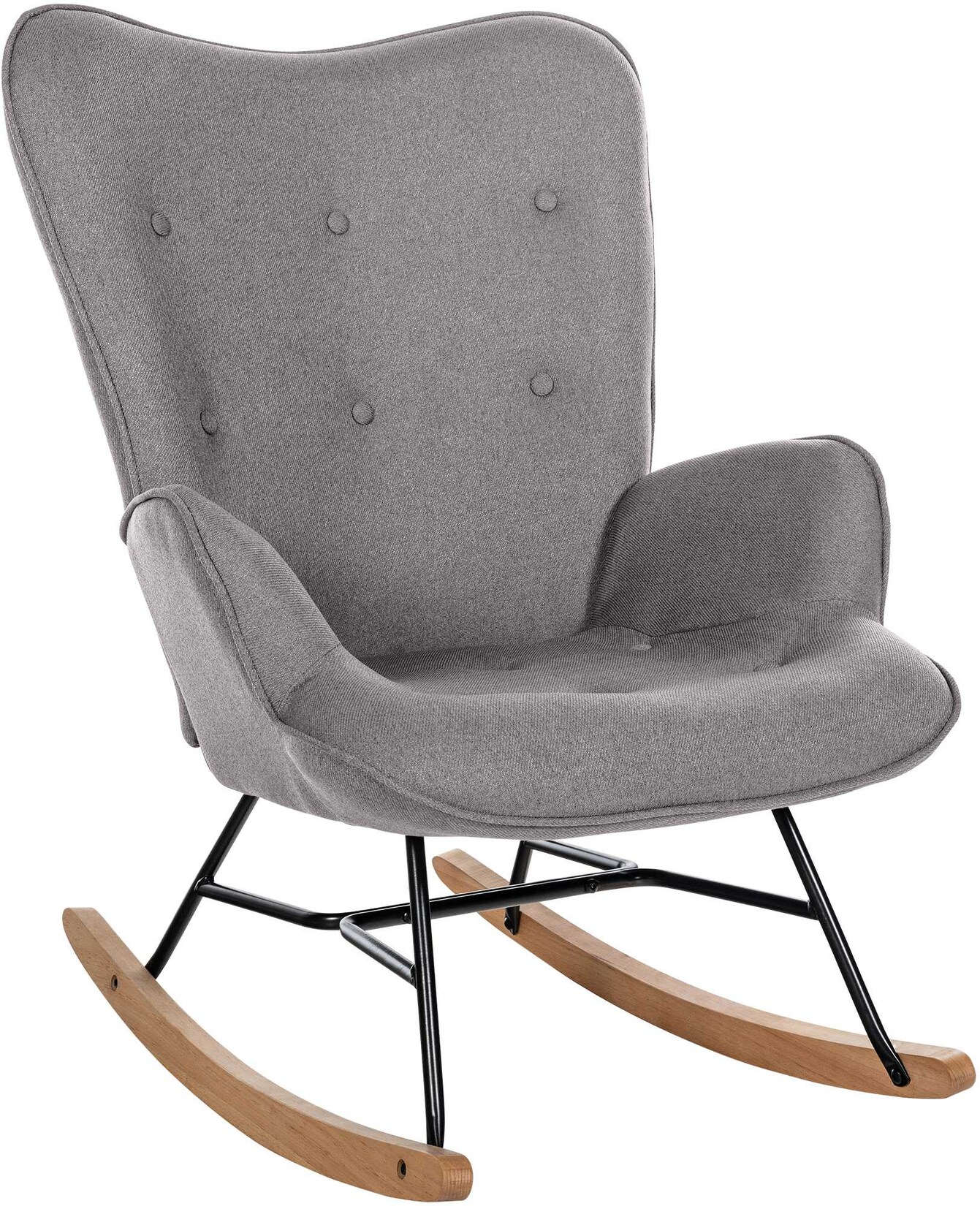 CLP Stuhl Sanka Stoff Farbe: grau