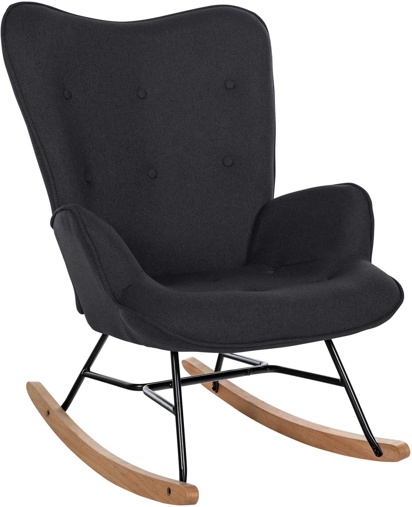 CLP Stuhl Sanka Stoff Farbe: schwarz