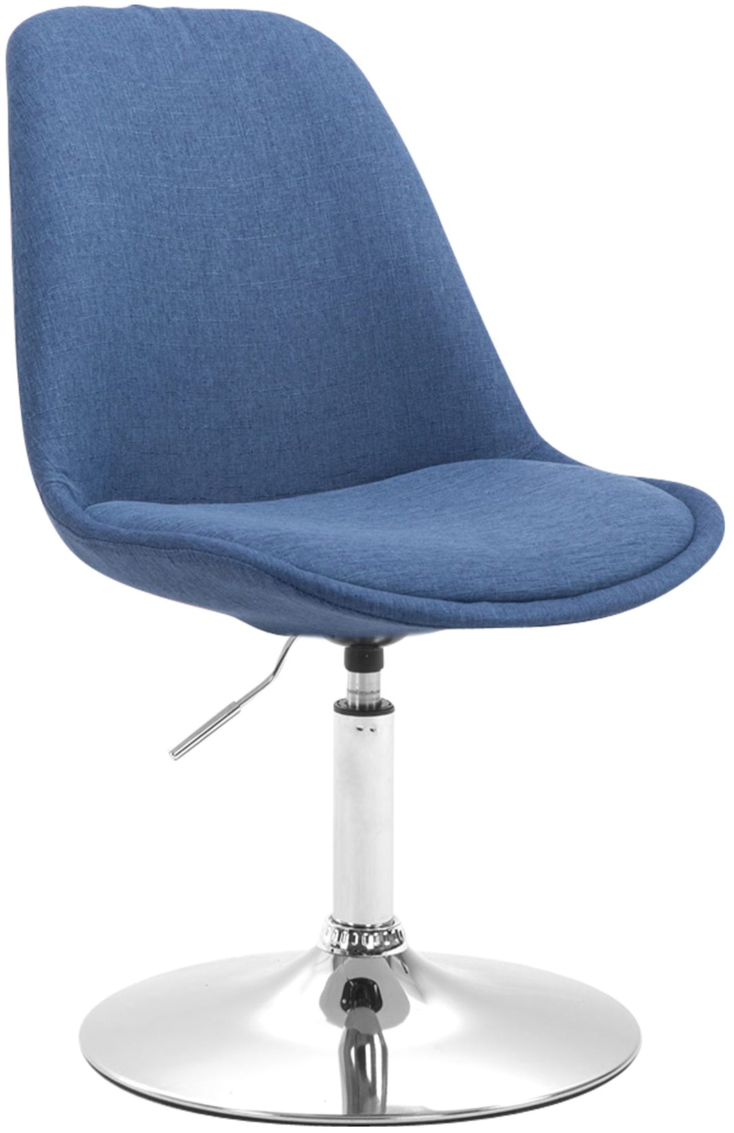 CLP Stuhl Maverick C Stoff Farbe: blau, Gestell Farbe: chrom