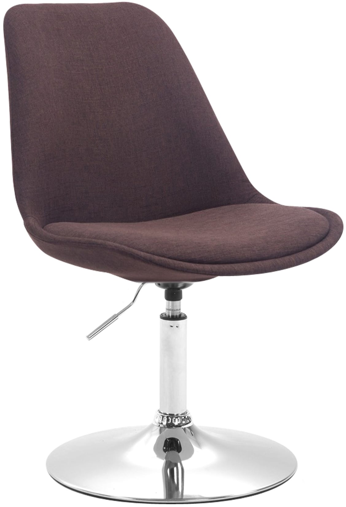 CLP Stuhl Maverick C Stoff Farbe: braun, Gestell Farbe: chrom
